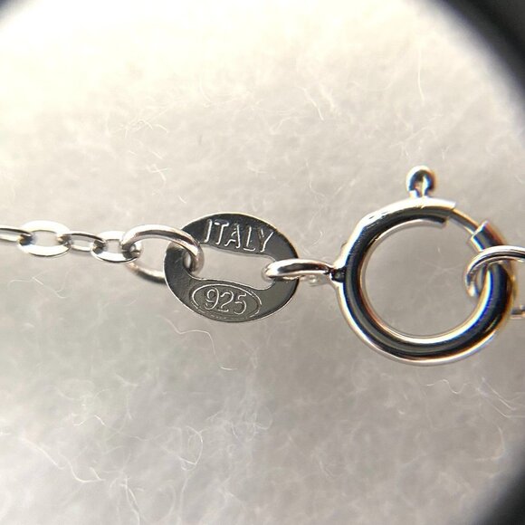 Sterling Silver 925 Beaded Tigers Eye Teardrop Pendant Necklace 18" Cable Chain - Picture 15 of 16